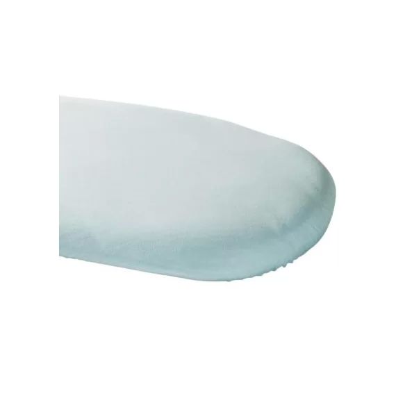 Drap housse de berceau en coton bio Bleu céladon (40 x 80 cm)