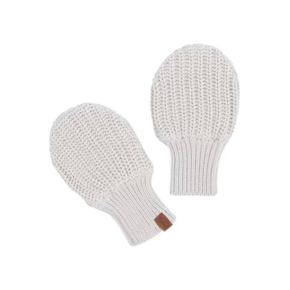 Moufles bébé en teddy coton bio Soul linen (0-6 mois)