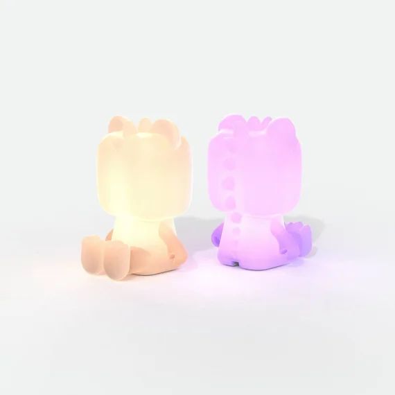 Veilleuse Dino Light – Veilleuse Led Rechargeable Usb-c Blanc
