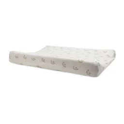 Housse Matelas À Langer Jersey En Coton Blanc Cassé