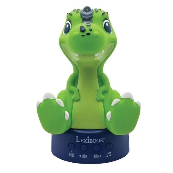 Conteur D’histoires Dinosaure En 3d Avec Veilleuse, Musiques Et Variation De Couleurs 17cm (anglais) Multicolore