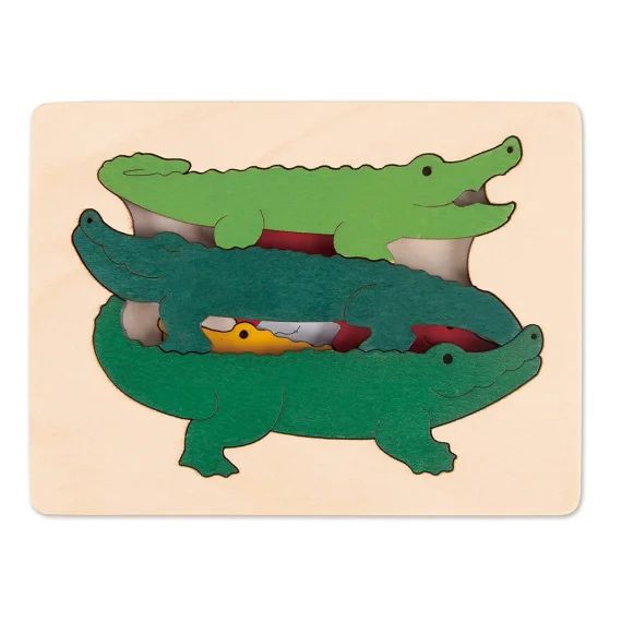 Puzzle – Crocodiles Vert