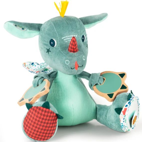 Peluche multi-activités Joe le dragon