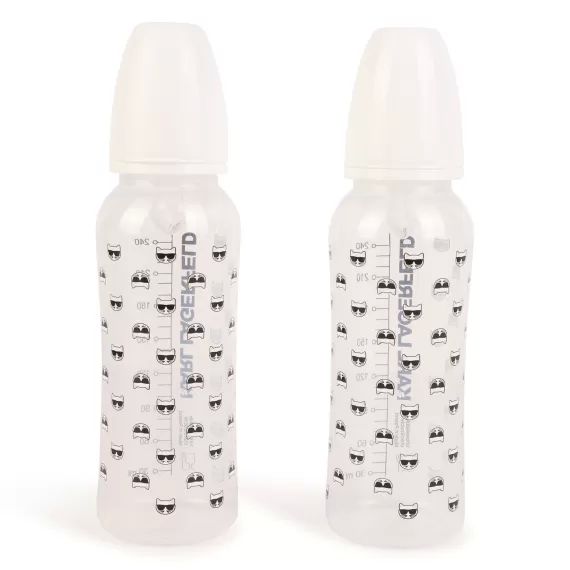 Coffret de 2 biberons UNISEXE Blanc