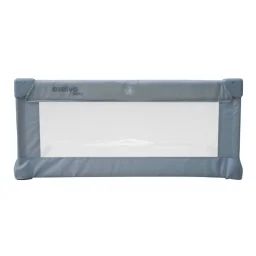 Barrière De Lit Filet 90cm Lavable Gris
