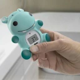 Thermomètre de bain et d’intérieur hippopotame