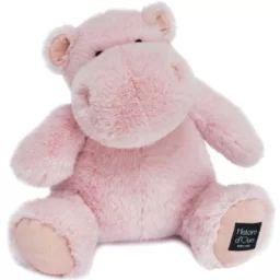 Peluche Hippo rose poudré (25 cm)