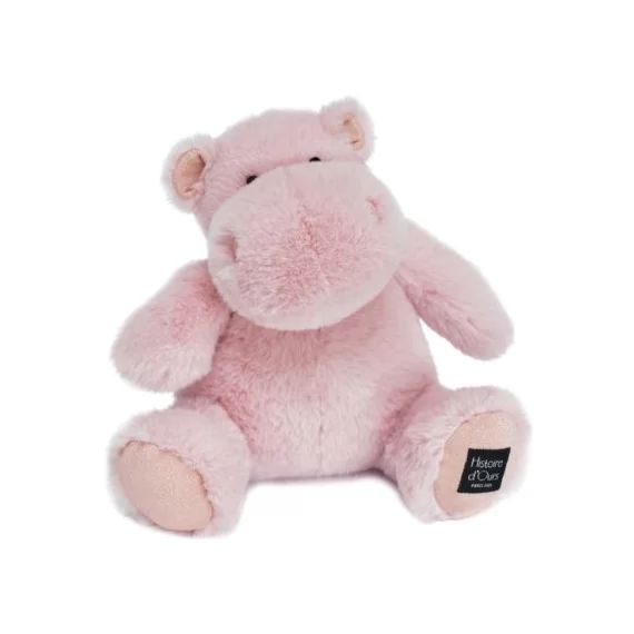 Peluche Hippo rose poudré (25 cm)