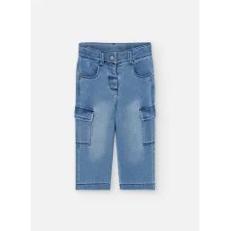 Jeans Maille Bleu