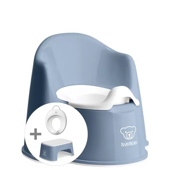 Kit Apprentissage de la propreté – Bleu profond/Blanc