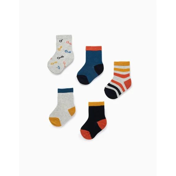 Pack 5 Paires De Chaussettes Multicolore