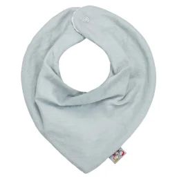 Bavoir Bandana En Lin Vert De Gris