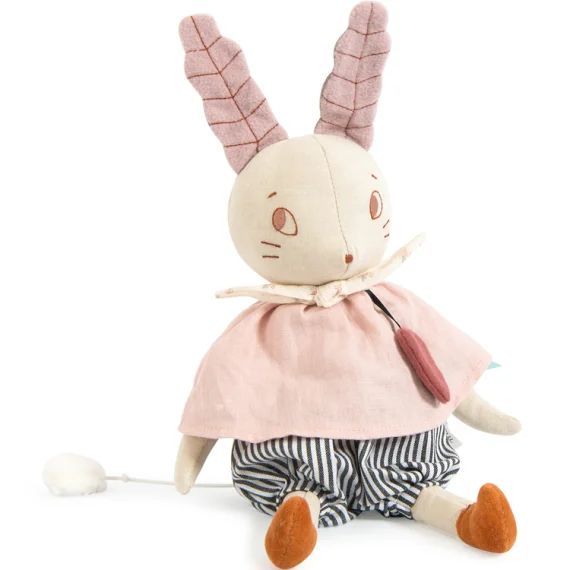 Peluche musicale Lapin Après la pluie (36 cm)