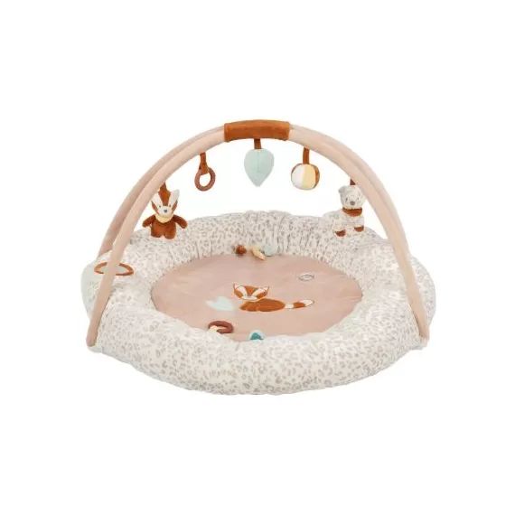 Tapis d&rsquo;éveil pouf avec arches Boris et Jungo