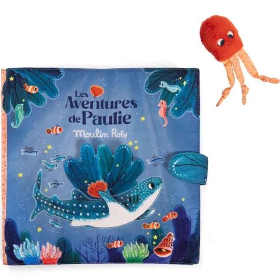 Grand livre d&rsquo;activités en tissu Les aventures de Paulie