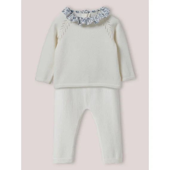 Ensemble En Tricot Col En Tissu Liberty Liberty Ella Et Libby