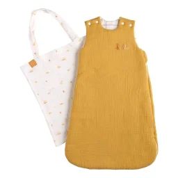 Gigoteuse Ouatinée En Coton Jaune