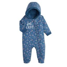Combi Pilote Bébé Fille Happy Folk Bleu
