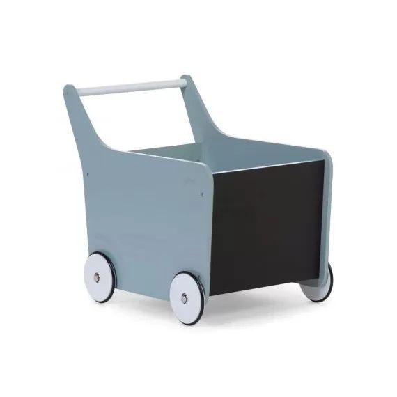 Chariot de marche en bois mint blue