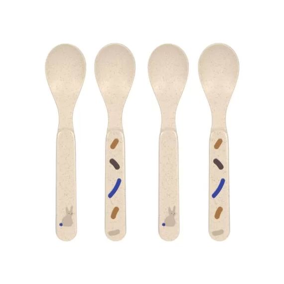 Lot de 4 cuillères Little Mateys