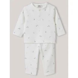 Pyjama En Coton Biologique Imprimé Oies
