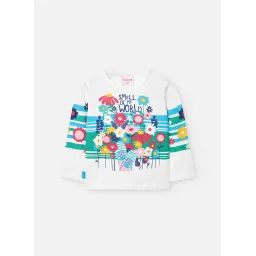 T-shirt À Manches Longues Avec Col Rond Blanc