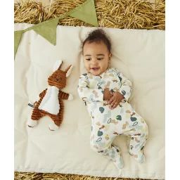 Dors bien bébé en coton bio avec motifs colorés et chiens –  – Soldes