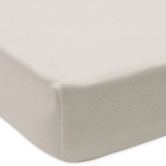 Lot de 2 draps housses en coton blancs (70 x 140 cm)