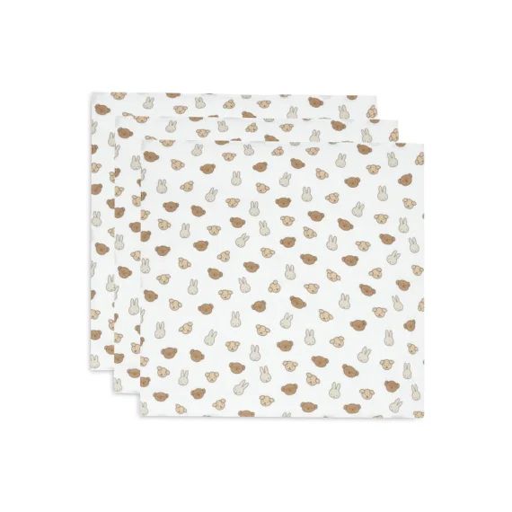 Lot De 3 Langes Gaze De Coton Miffy