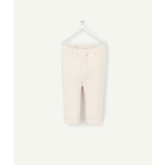 Pantalon de jogging bébé rose en fibres recyclées –  – Soldes