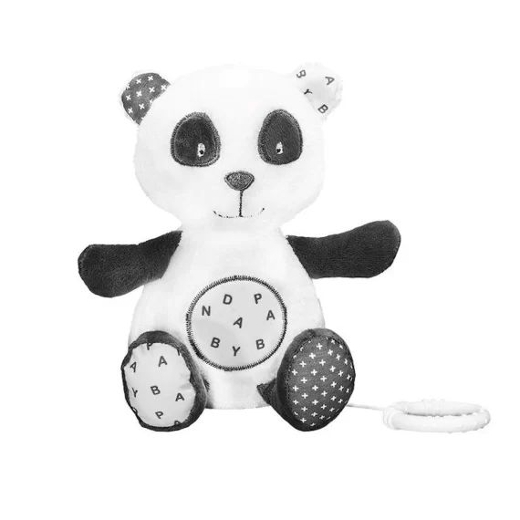 SAUTHON Peluche musicale Panda Chao Chao gris
