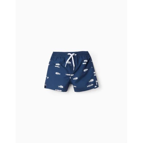 Short De Bain Bleu Foncé