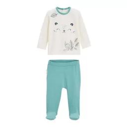 Pyjama bébé 2 pièces Belem bleu