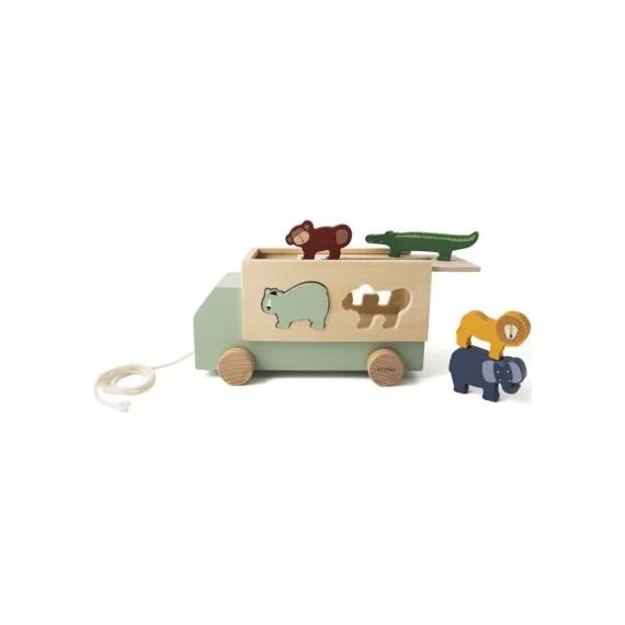 Camion en bois à formes Animaux