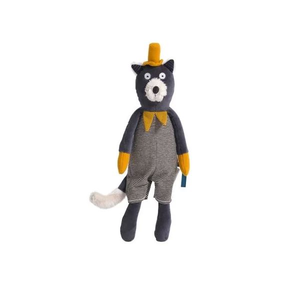 Peluche chat Alphonse Les Moustaches (39 cm)
