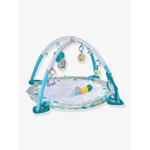 Tapis d&rsquo;éveil transformable en aire à balles Infantino vert