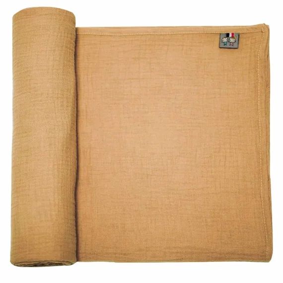 Maxi Lange En Gaze De Coton Jeanne Camel
