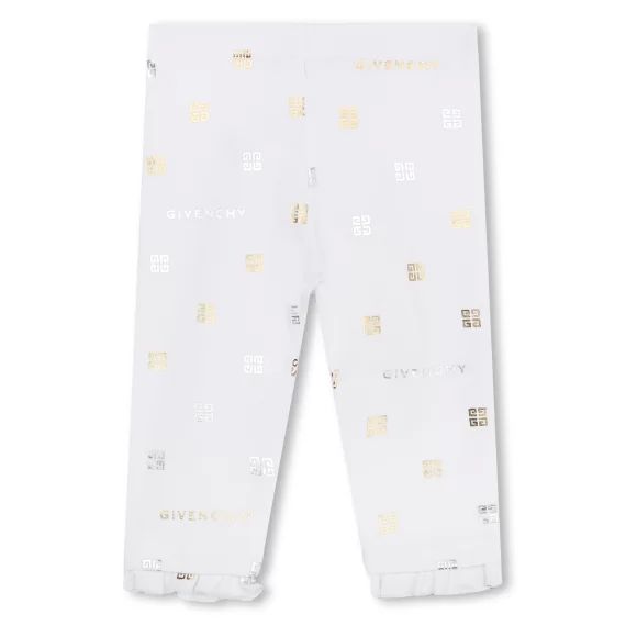 Legging en coton Fille Blanc