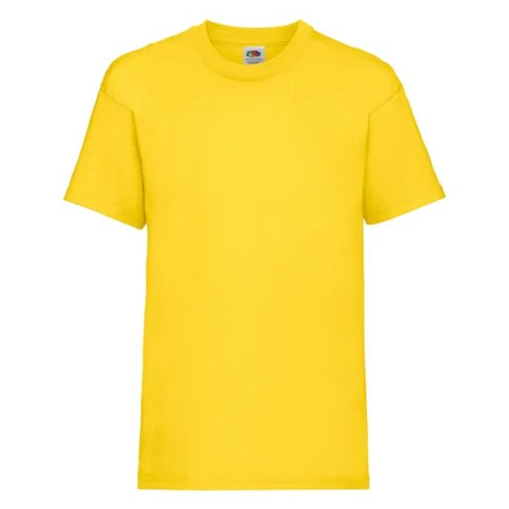 T-shirt Coton Valueweight Jaune