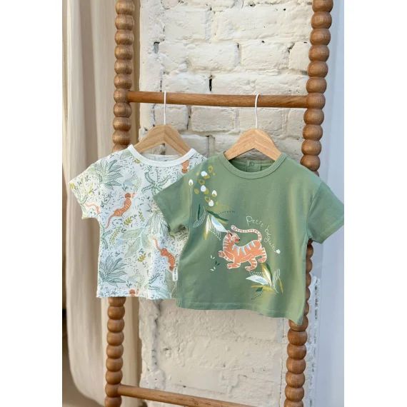 Lot De 2 T-shirts Enfant Kanha Vert