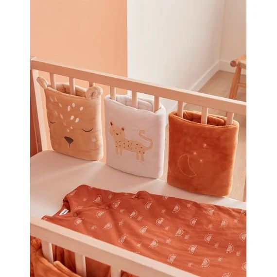 Protèges barreaux Babou & Kendi en Veloudoux® beige