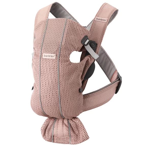 Porte-bébé Mini – Rose poudré / Mesh 3D