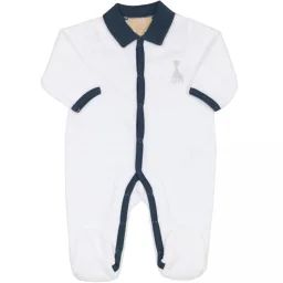 Pyjama en velours blanc Sophie la girafe (3 mois)