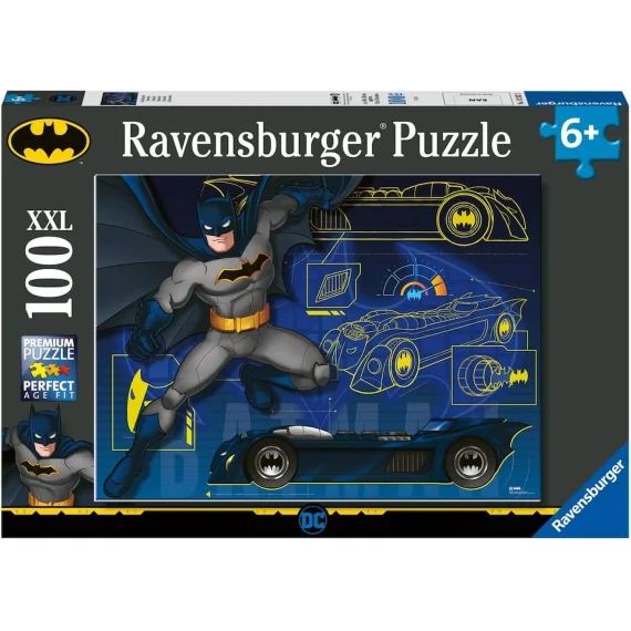 Puzzle La Batmobile Batman 100 Pcs Xxl Noir