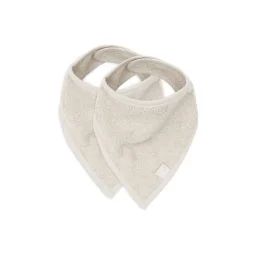 Bavoir Bandana – Nougat (2pcs) Beige