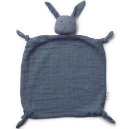 Doudou plat Agnete Rabbit blue wave