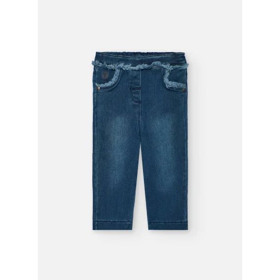 Jeans Maille Bleu