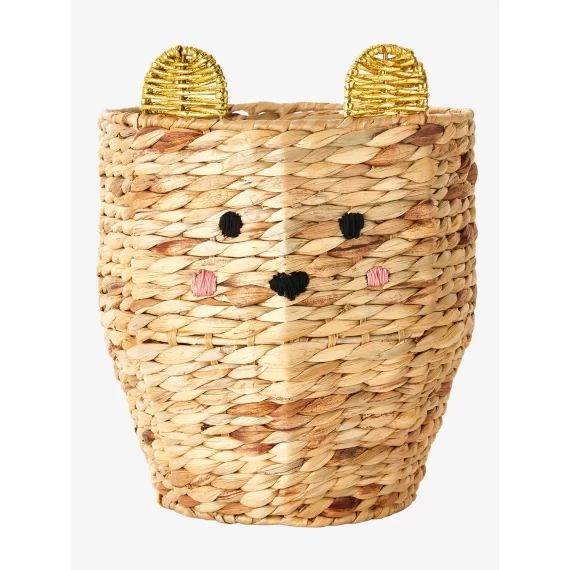 Panier tressé en osier Souris marron