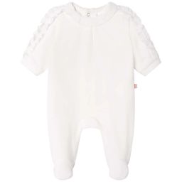 Pyjama en velours Fille Blanc
