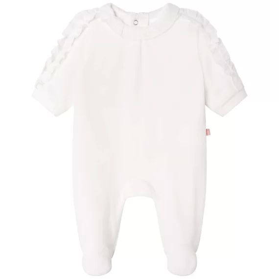 Pyjama en velours Fille Blanc